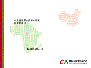 [教学]中非基金资料山东商务厅0311.ppt