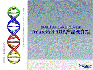 TmaxSoft SOA第四代产品线介绍.ppt