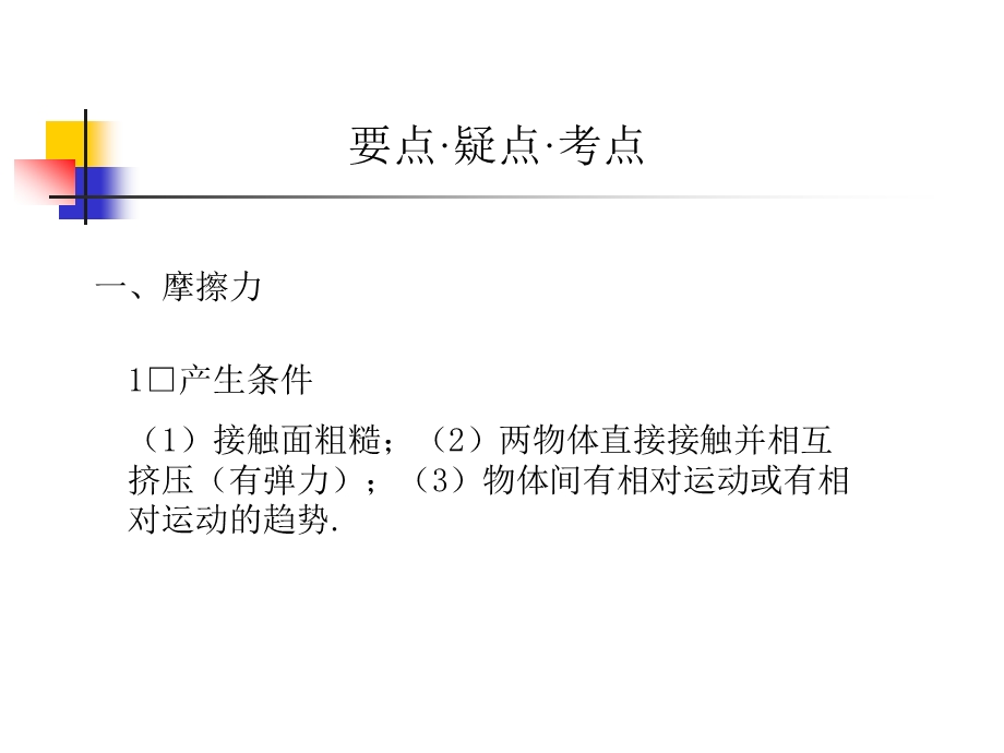 高考物理专题复习课件大全：摩擦力,洛伦兹力和洛伦兹力作用下的圆周运动专题练习.ppt_第2页