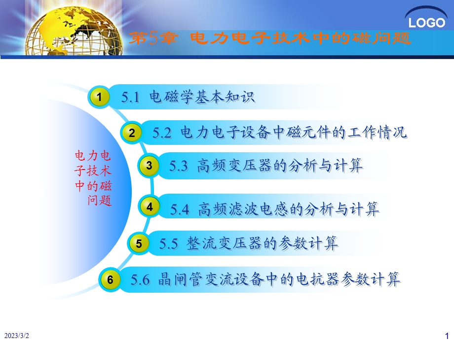 第5章电力电子技术中的磁问题.ppt_第1页