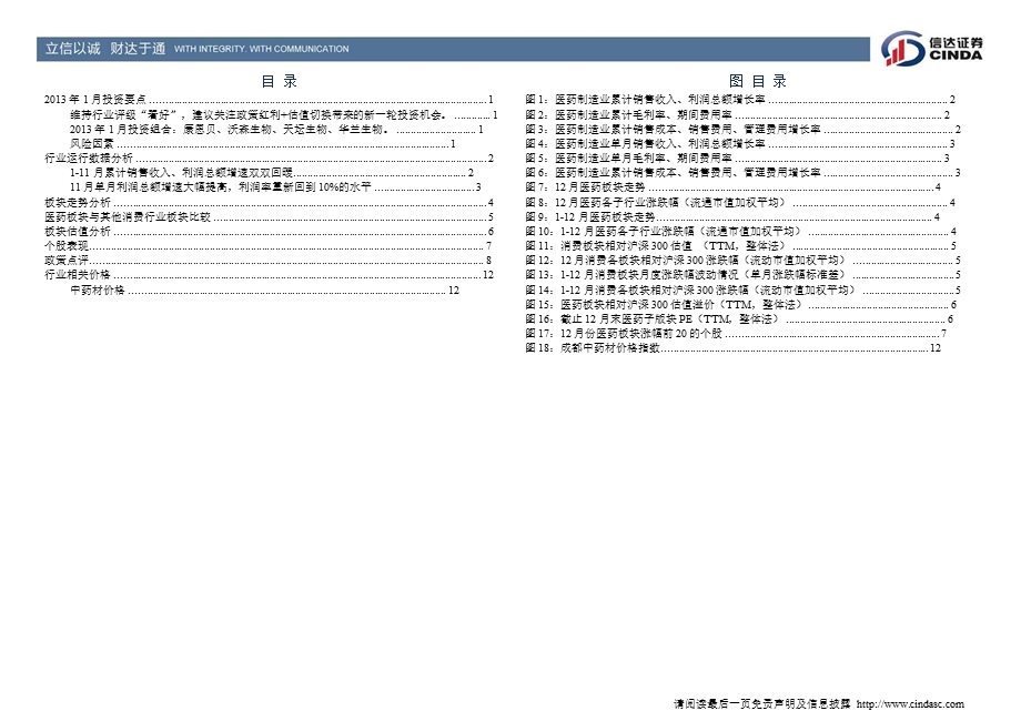 医药生物1月报：政策红利+估值切换带来新一轮投资机会0110.ppt_第3页