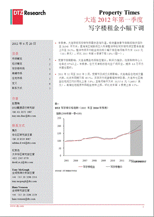 第一季度大连房地产市场报告.ppt