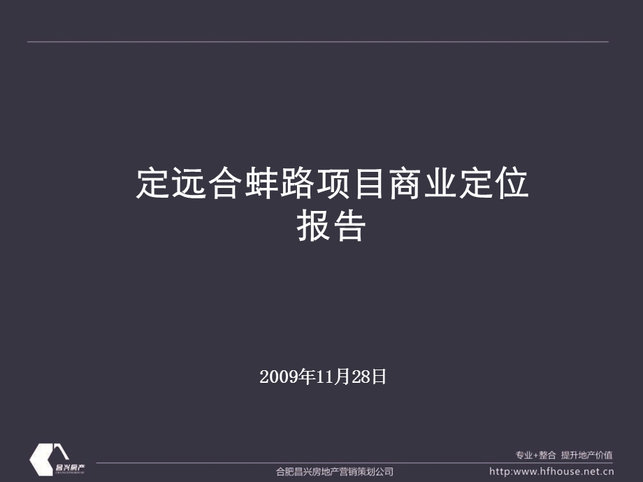 定远合蚌路项目商业定位报告.ppt_第1页