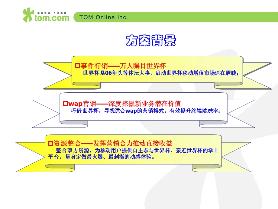 中国移动TOM在线世界杯WAP营销方案.ppt_第2页