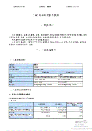 嘉麟杰：半报告摘要.ppt