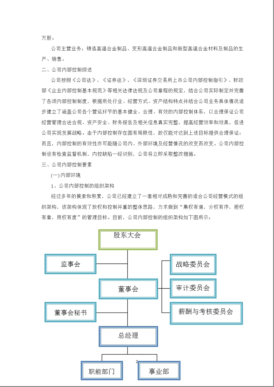 钢研高纳：内部控制自我评价报告.ppt_第2页