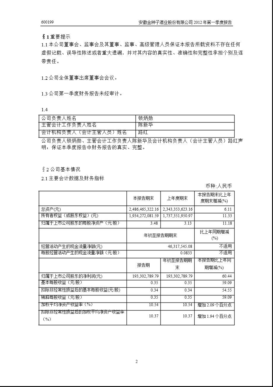 600199 金种子酒第一季度季报.ppt_第3页