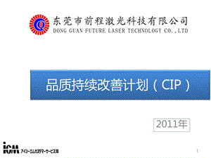 品质持续改善计划（CIP） .ppt