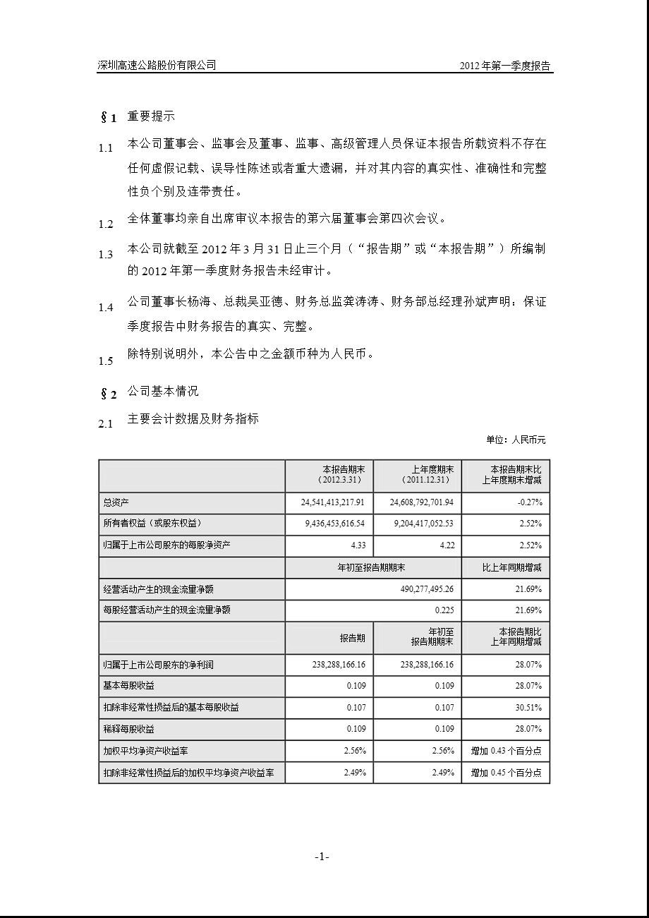 600548 深高速第一季度季报.ppt_第3页