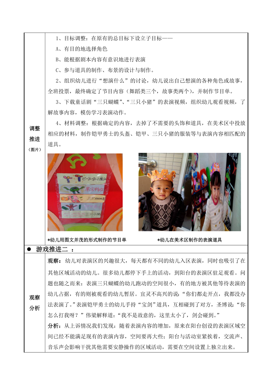 幼儿园中班表现性活动区游戏：我们爱表演.doc_第2页