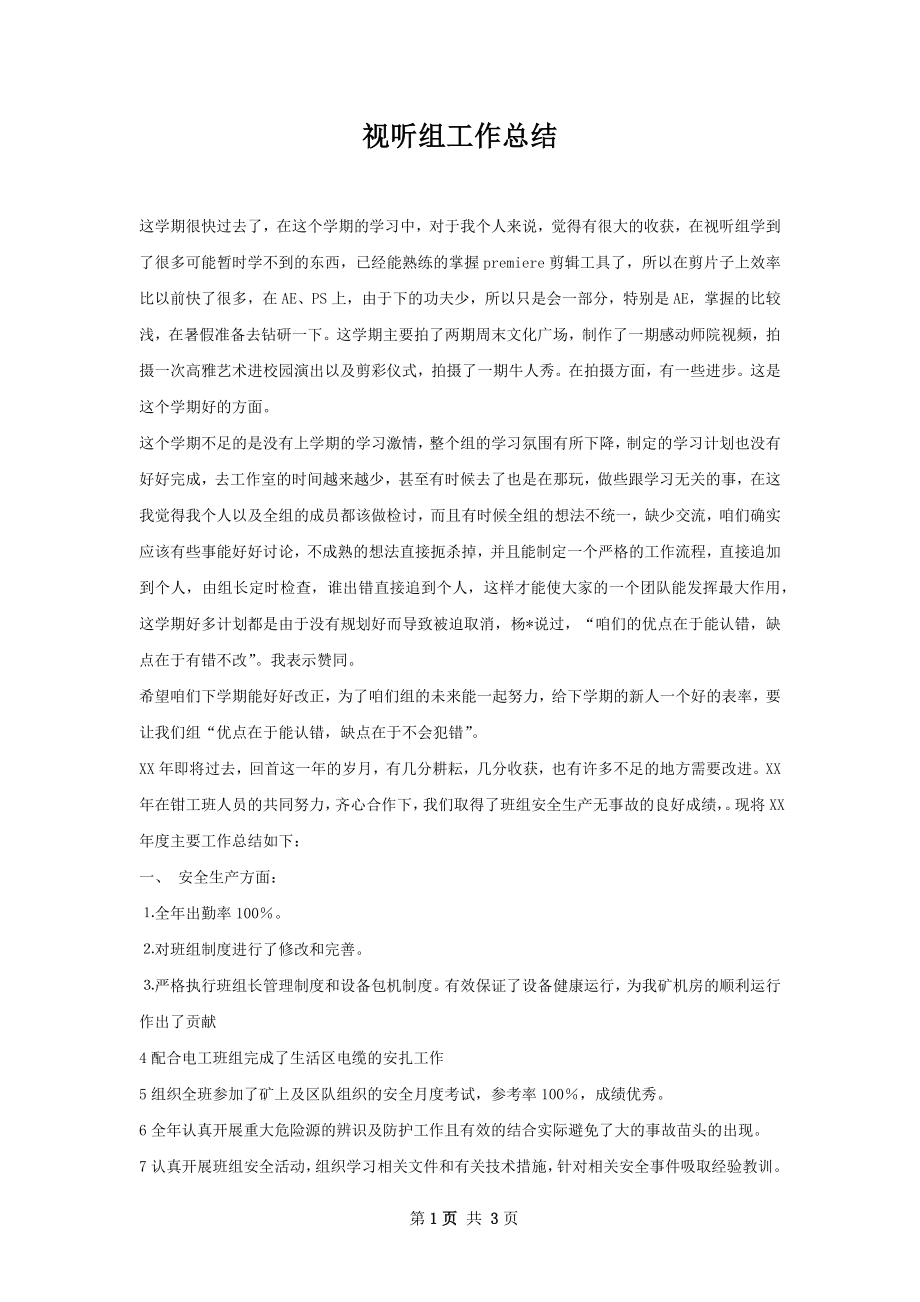 视听组工作总结.docx_第1页