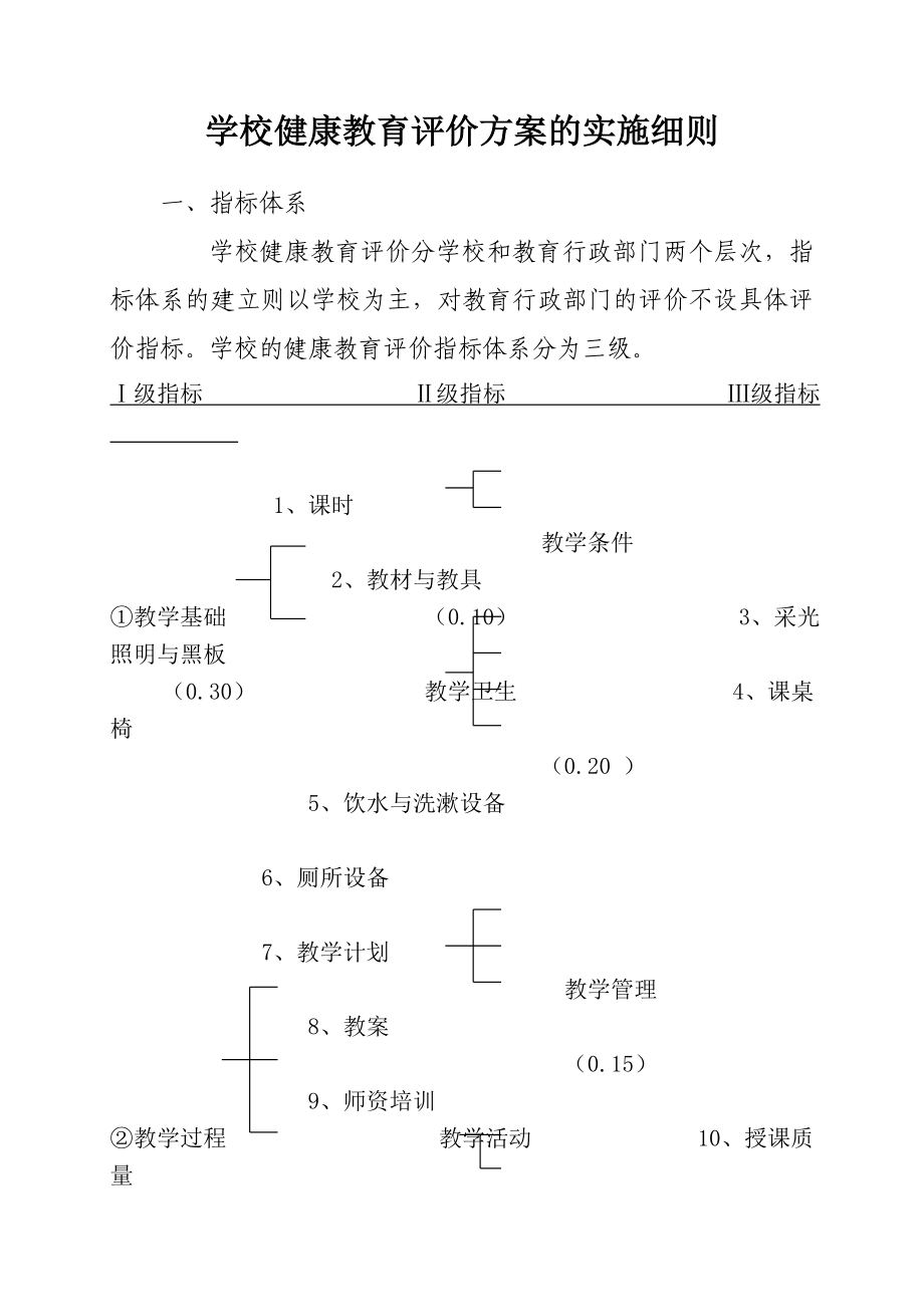 学校健康教育评价方案1.doc_第3页