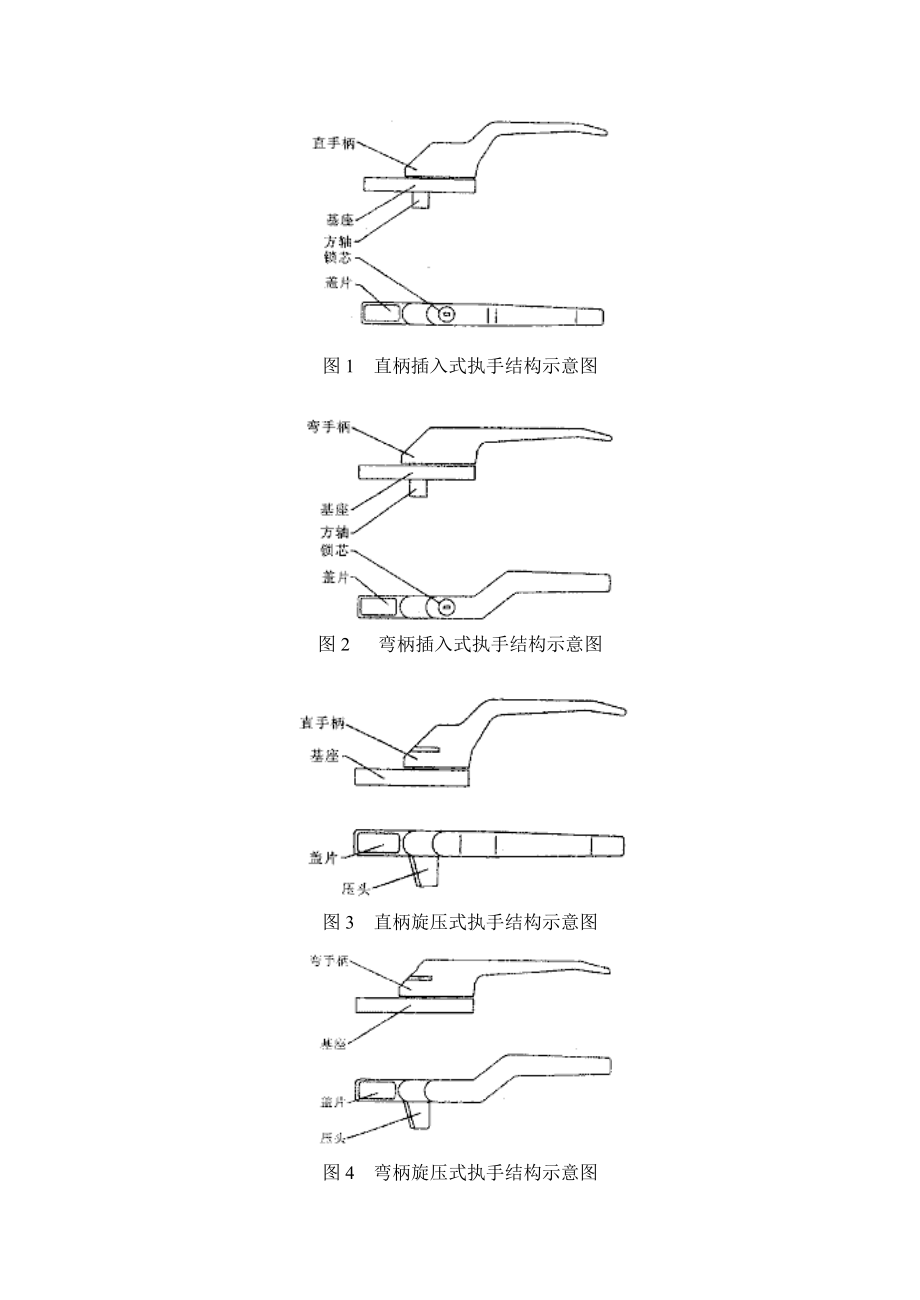 JG／T 1242000 聚氯乙烯（PVC）门窗执手.doc_第2页