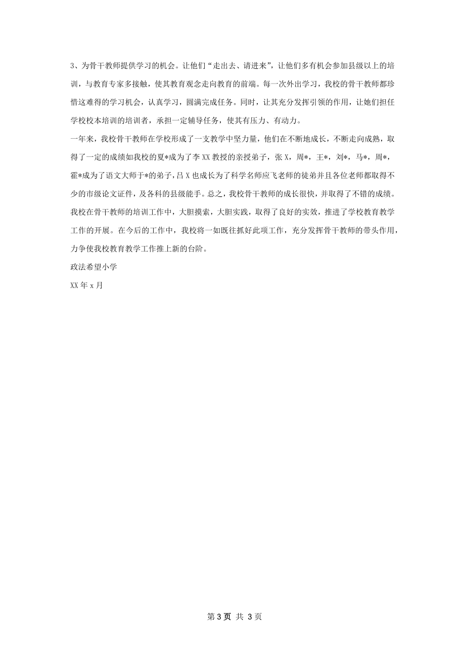 骨干教师培养工作总结.docx_第3页