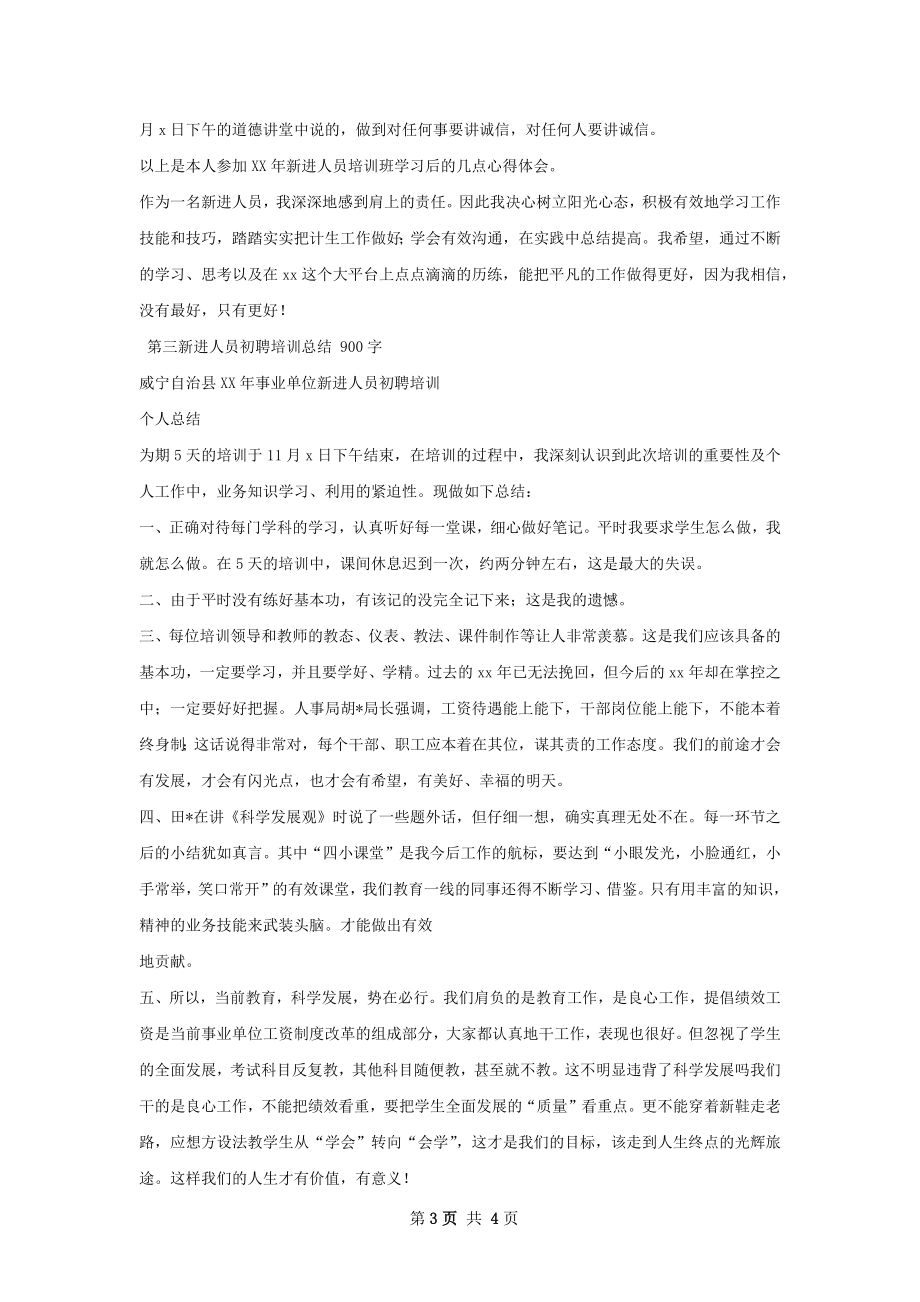 新进人员培训总结.docx_第3页