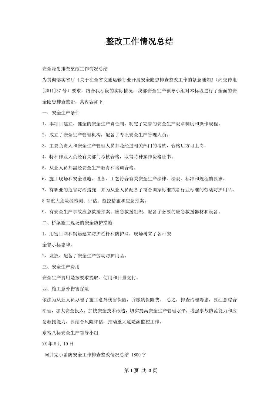 整改工作情况总结.docx_第1页