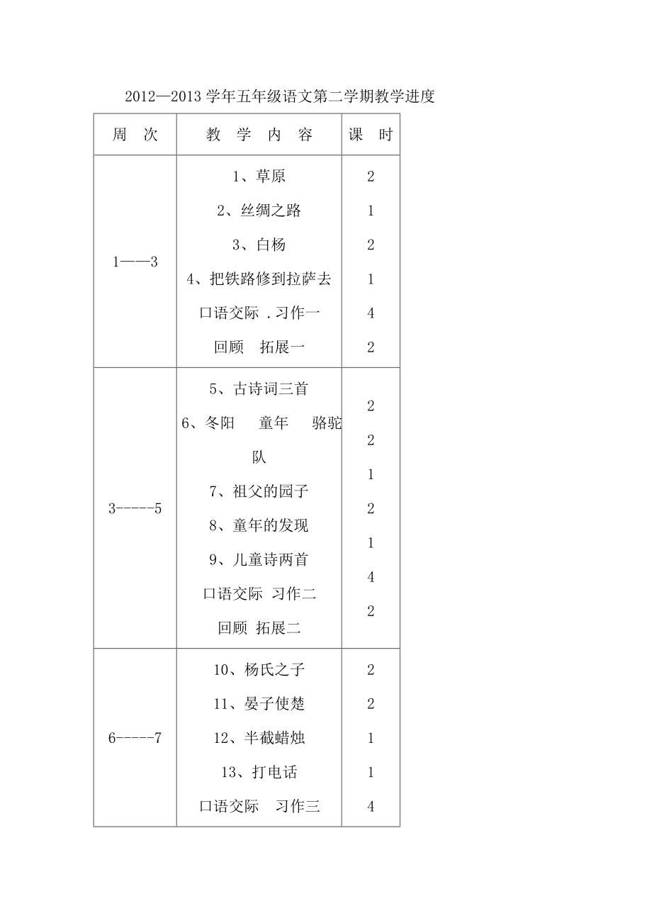 第二学期五级语文教学计划.doc_第3页