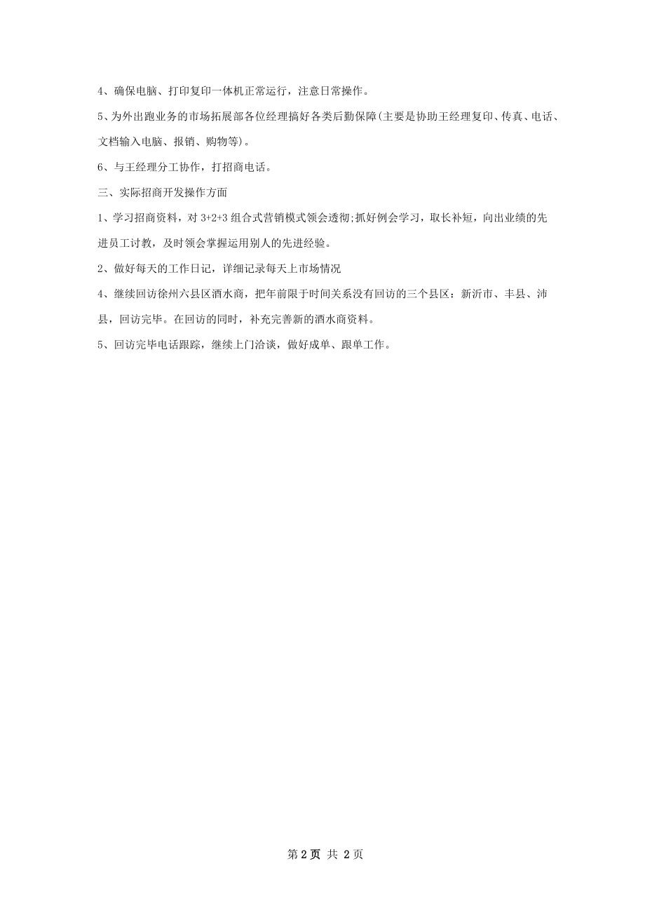 酒水公司销售工作计划.docx_第2页