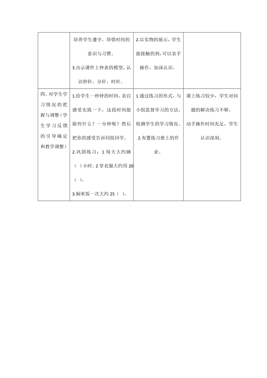 课堂观察记录与分析(数学作业模版).doc_第2页