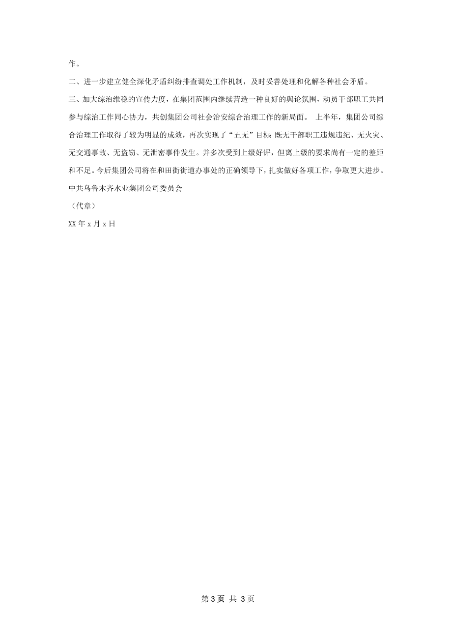 水务集团社会治安综合治理工作总结.docx_第3页