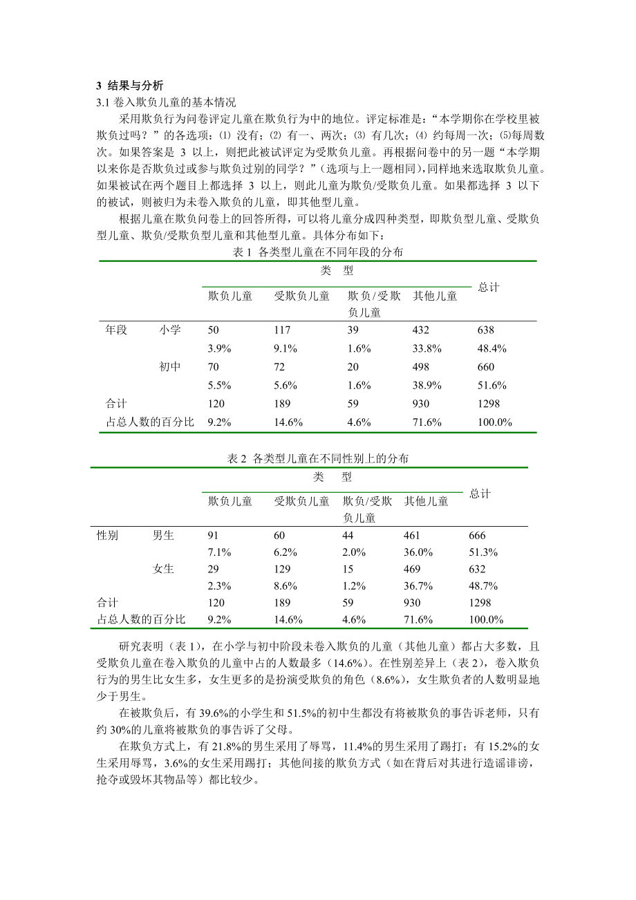 初中思品论文：儿童欺负行为及其与自我意识发展的关系.doc_第2页