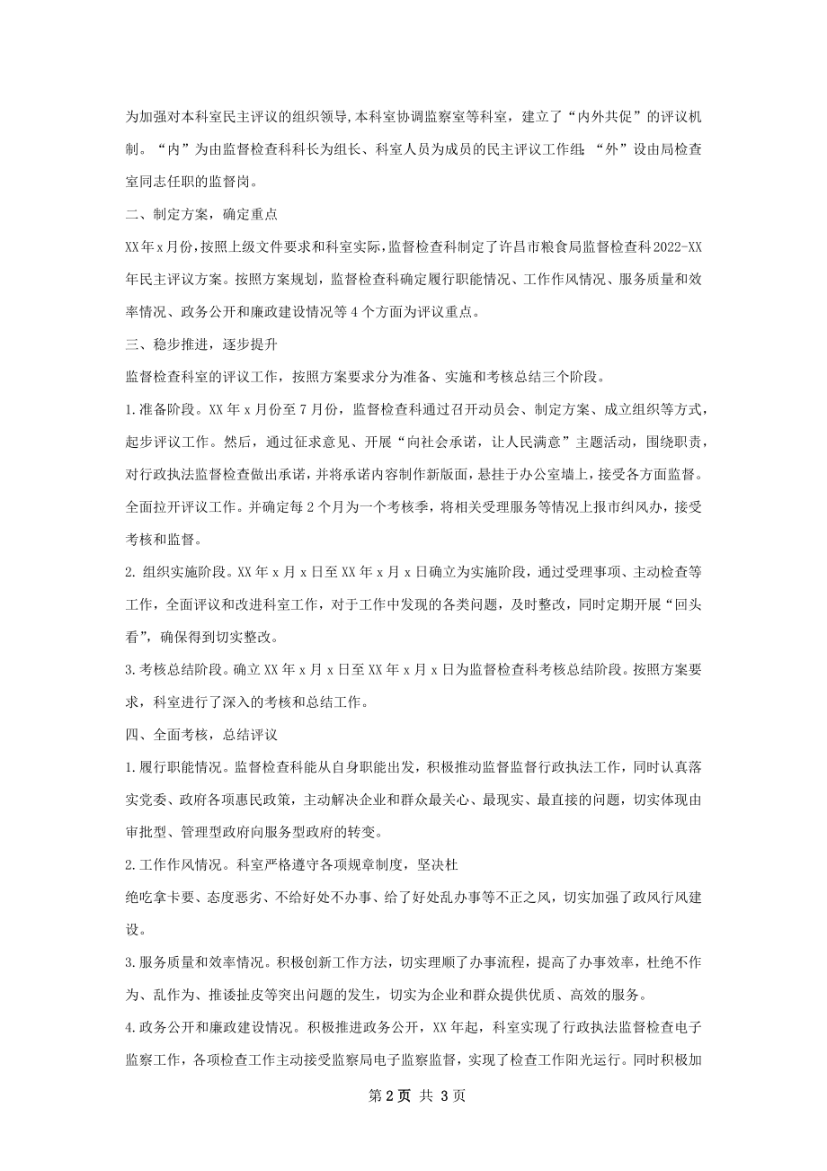 民主工作总结.docx_第2页