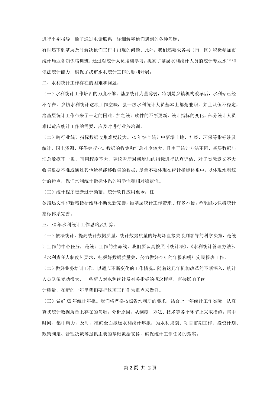 水利统计工作总结.docx_第2页