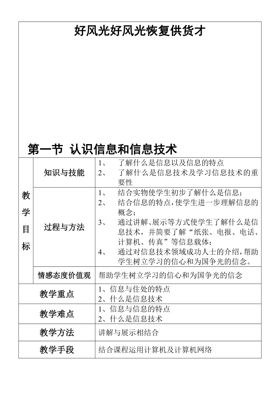 认识信息和信息技术.doc_第1页