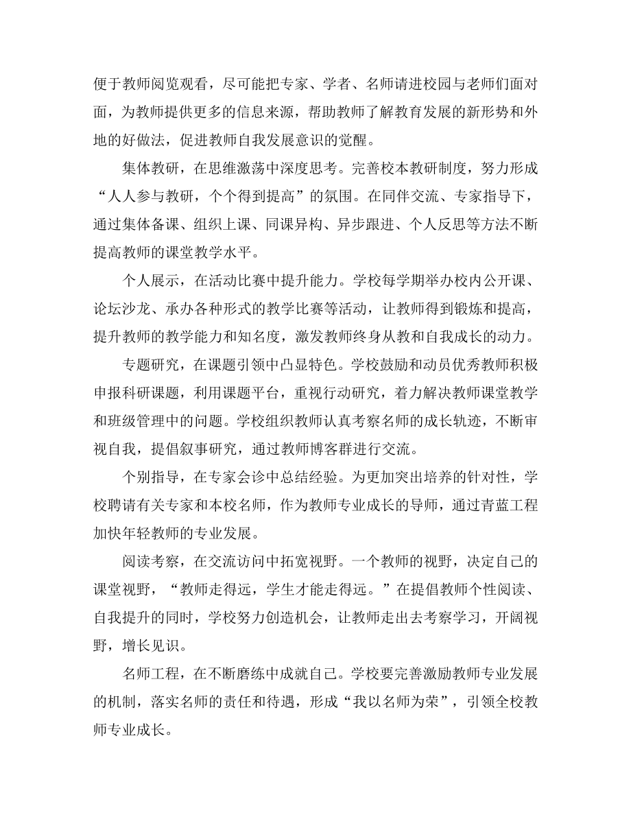 促进教师专业成长实施方案.doc_第3页