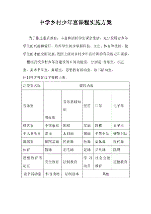 乡村少宫课程方案.doc