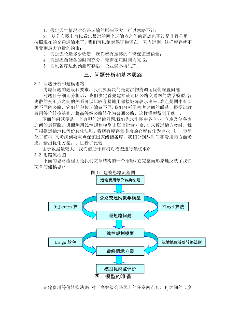 关于防洪物资调运的优化模型.doc_第2页