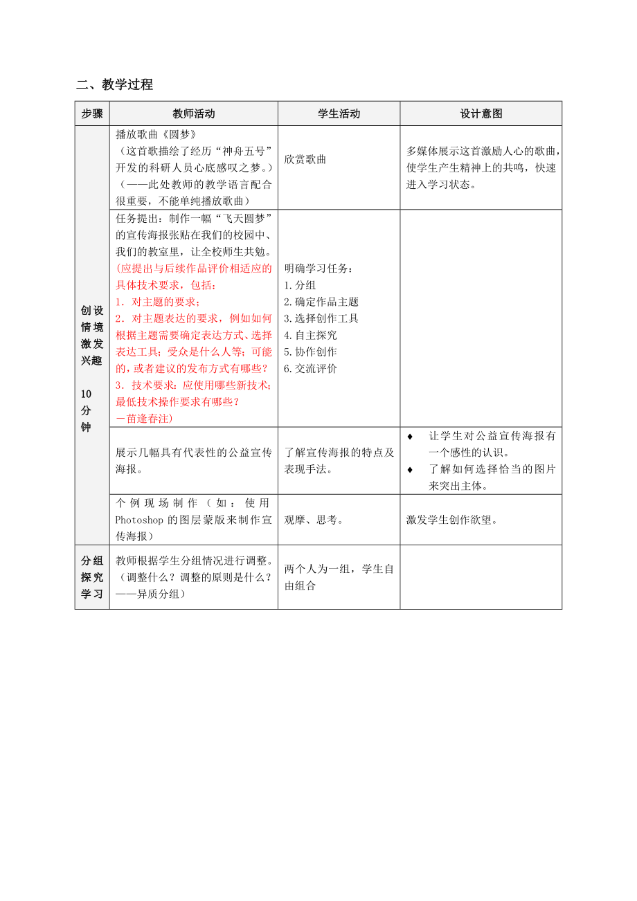 “飞天圆梦” 宣传海报制作论文.doc_第3页