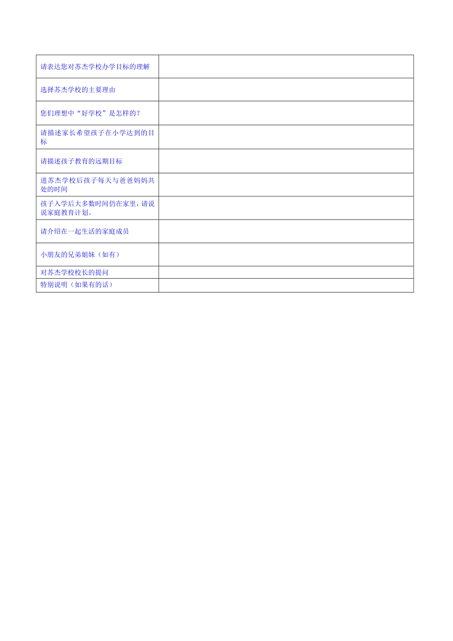 苏杰学校学前儿童家庭情况调查表.doc_第2页