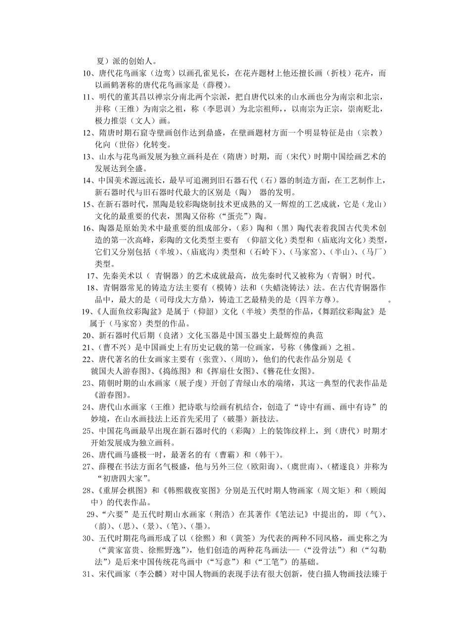 中国美术史知识点摘要.doc_第2页