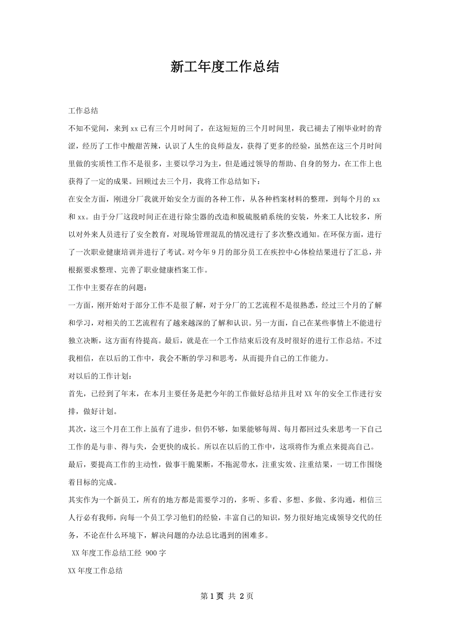 新工年度工作总结.docx_第1页