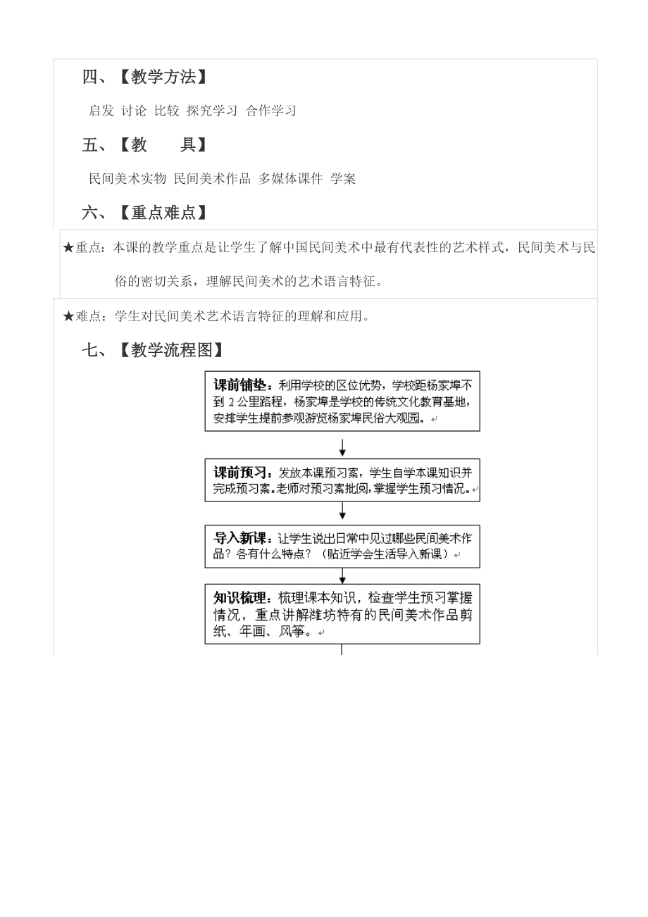 《中国民间美术》教学设计（含精美艺术图片）.doc_第2页