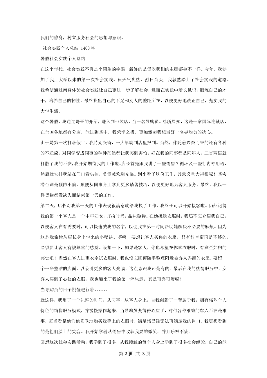 社会实践个人总结精选范本.docx_第2页