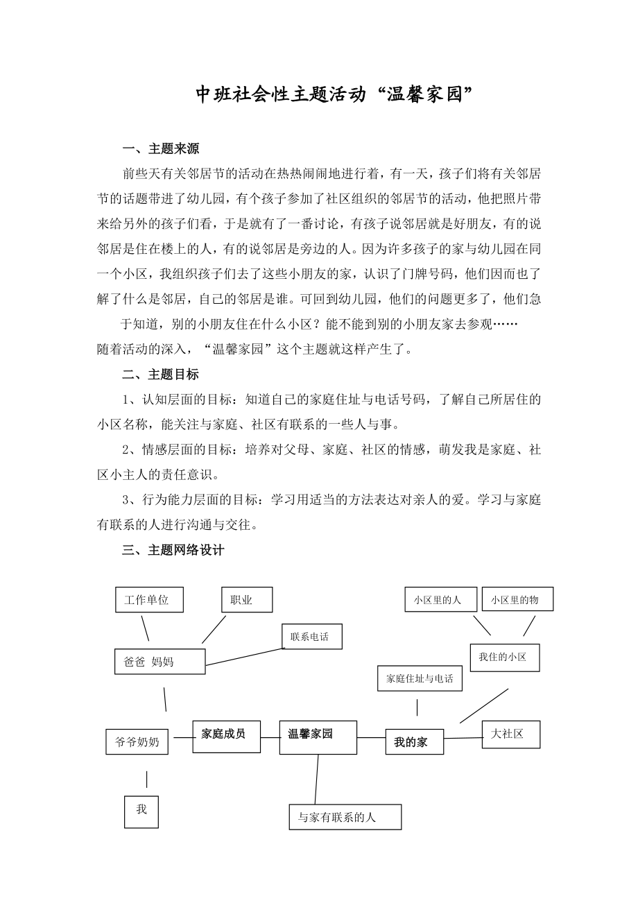 电大学前教育毕业作业(幼儿园教学活动设计与指导)范例.doc_第1页