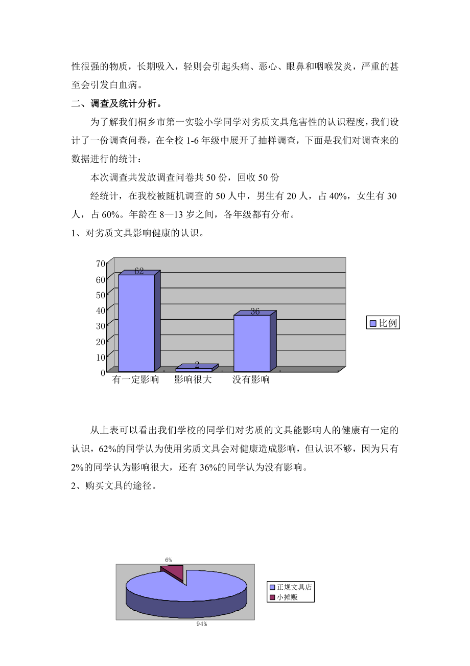 劣质文具对我校学生健康的影响研究报告.doc_第2页