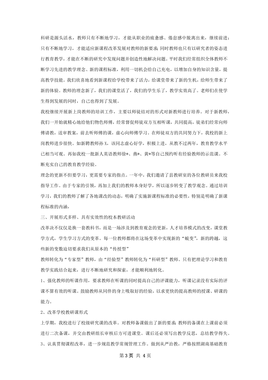 教师校本培训总结.docx_第3页