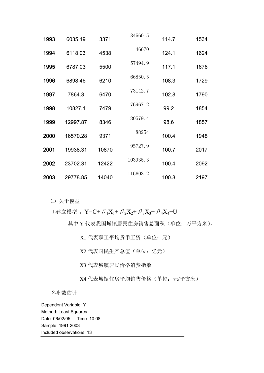 城镇居民住房面积的多因素分析.doc_第2页