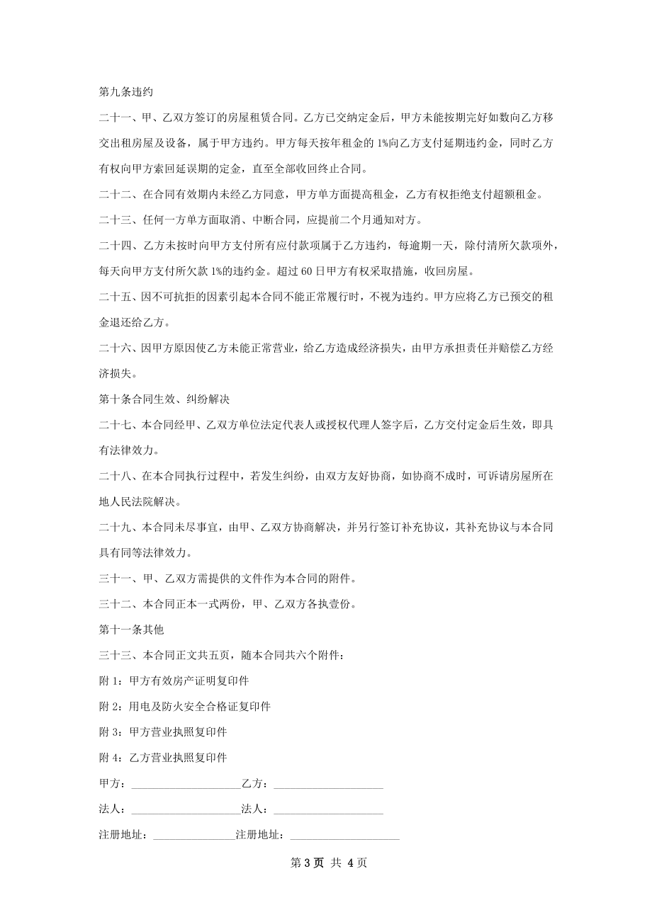 民宿门面租赁合同样式.docx_第3页