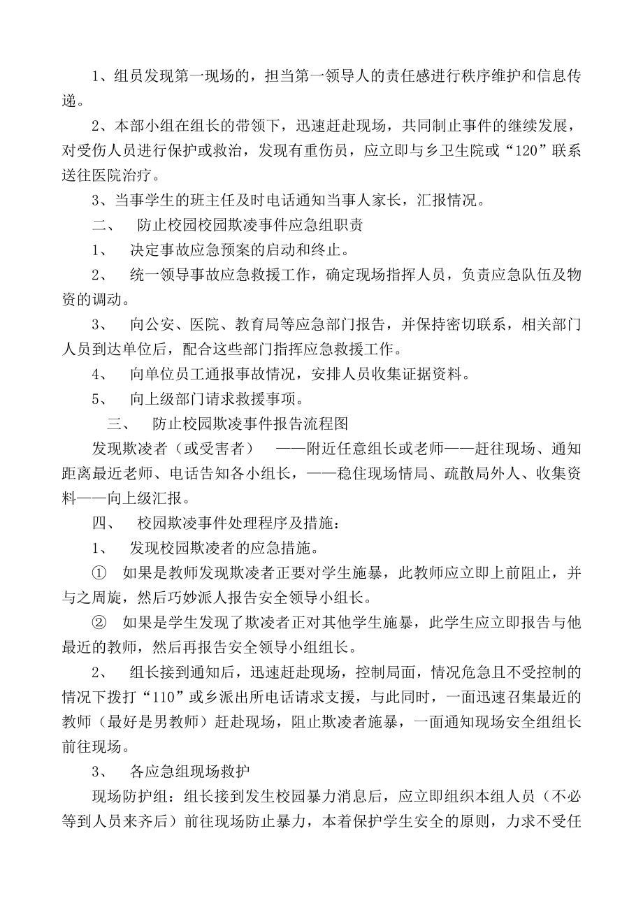 方召乡中心小学防止校园欺凌事件应急预案.doc_第2页