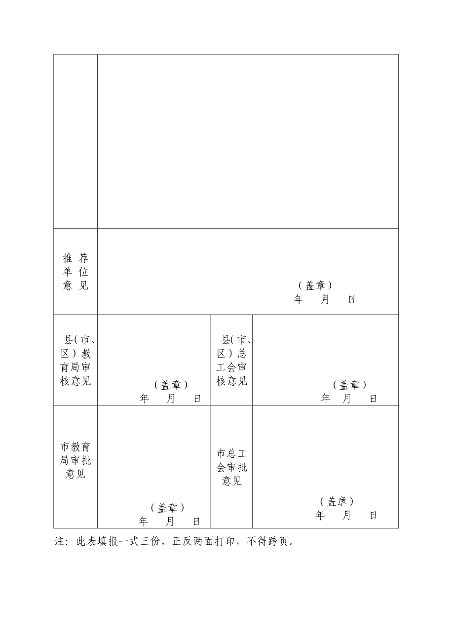 上饶市“四有”优秀教师登记表.doc_第2页