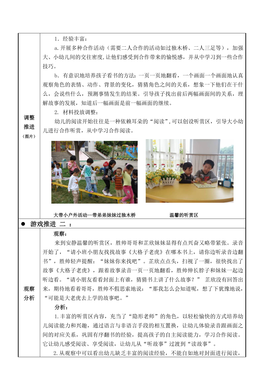 幼儿园大带小欣赏性活动区游戏：我们爱阅读.doc_第2页