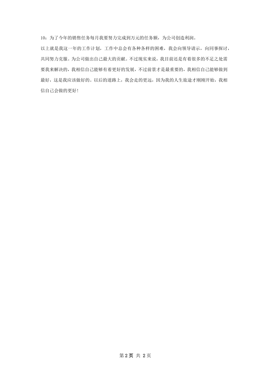 销售员个人工作计划.docx_第2页