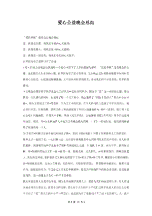 爱心公益晚会总结.docx