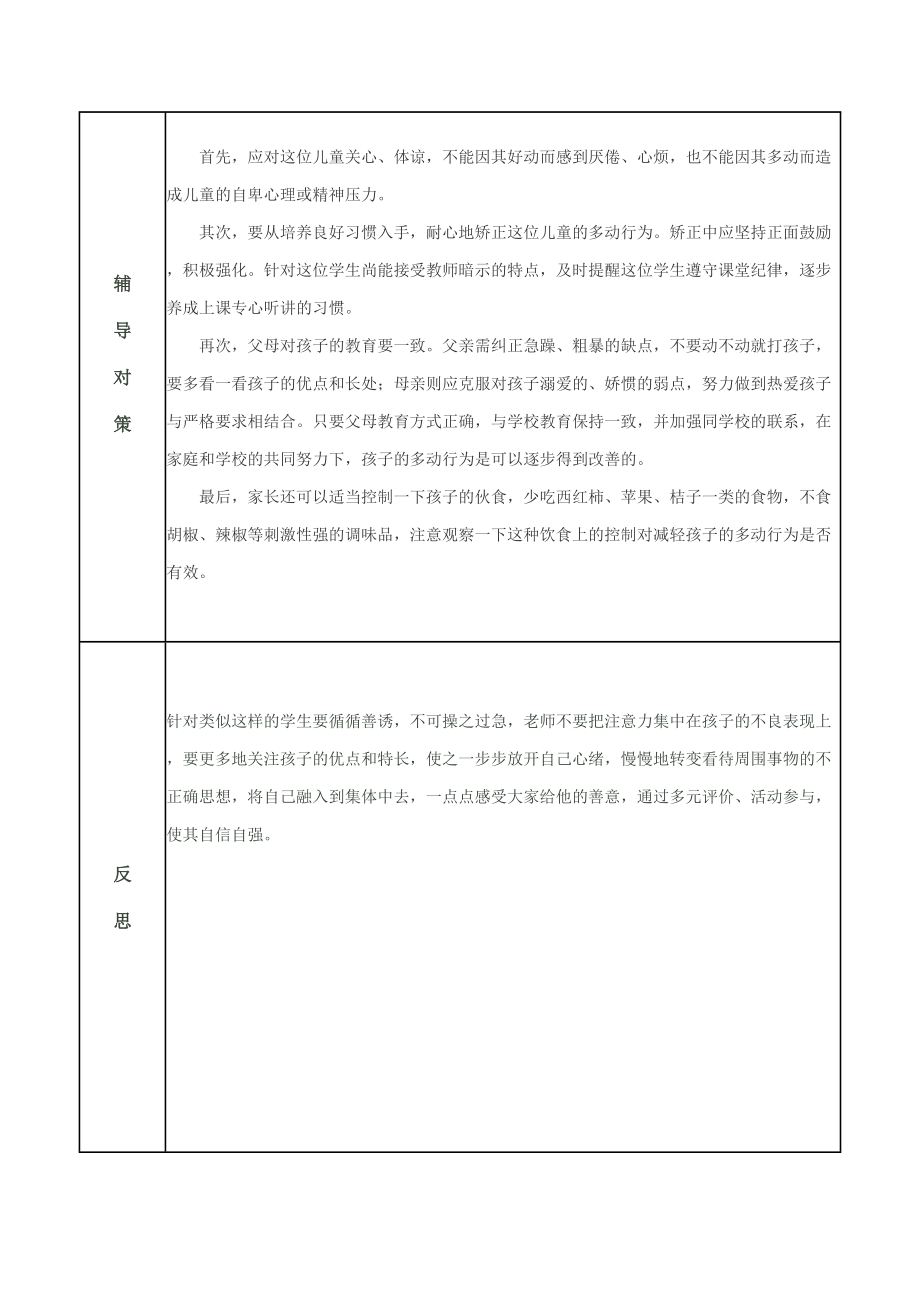 幼儿心理健康教育个案辅导记录表.doc_第2页