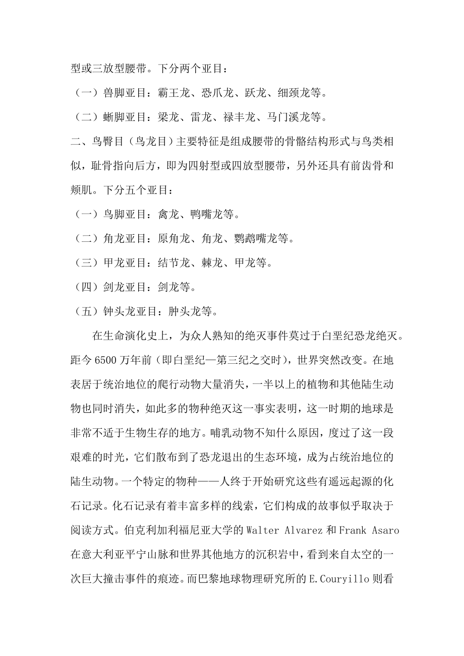 关于恐龙的资料.doc_第2页