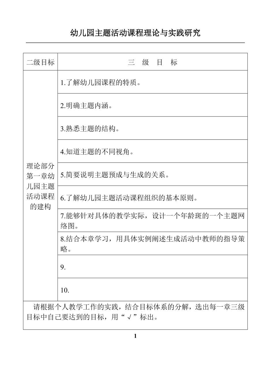 中小学教师校本培训发展报告手册《幼儿园主题活动课程理论与实践研究》.doc_第3页